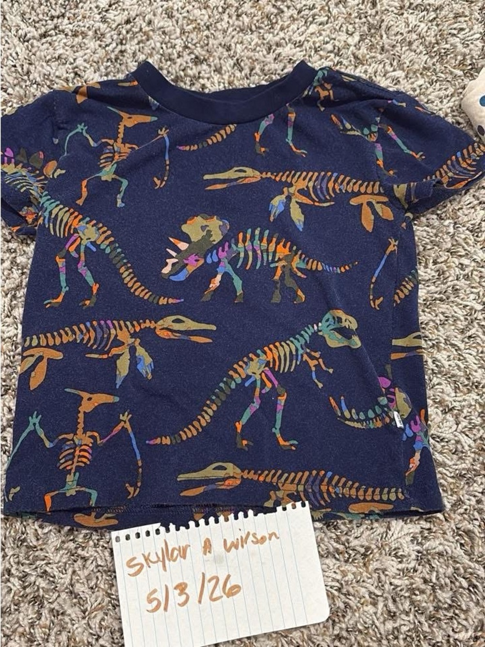 Little Sleepies dino t-shirt